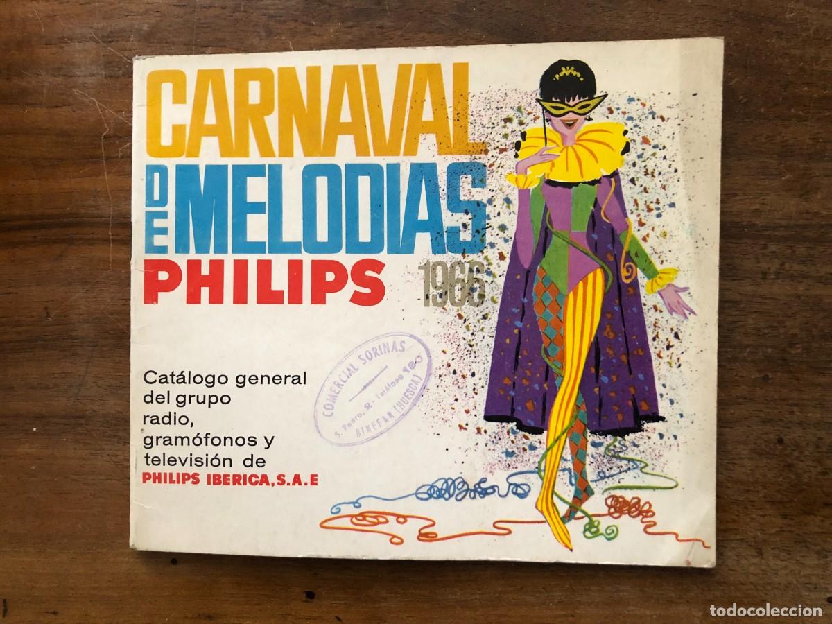 Cat&aacute;logos publicitarios: CARNAVAL DE MELODIAS PHILIPS 1966 - Foto 1