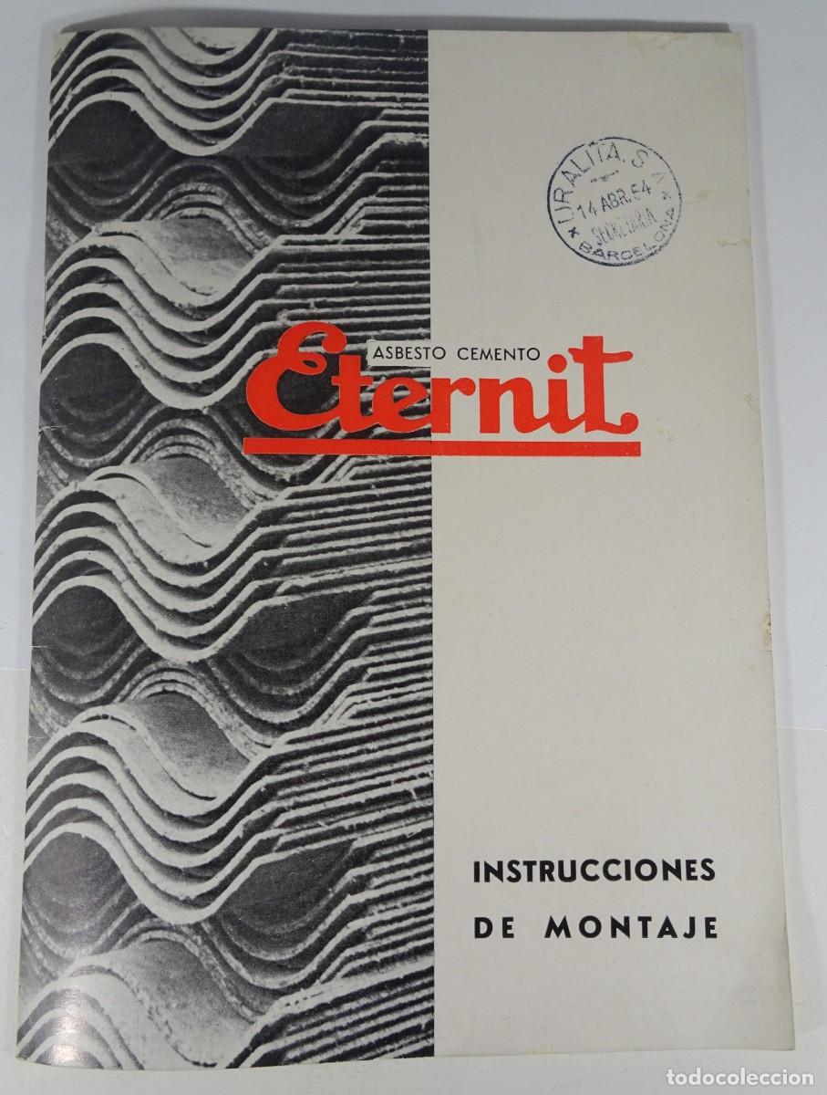 Cat&aacute;logos publicitarios: ANTIGUO CAT&Aacute;LOGO GENERAL MATERIALES, INSTRUCCIONES DE MONTAJE, URALITA, ETERNIT, VER FOTOS