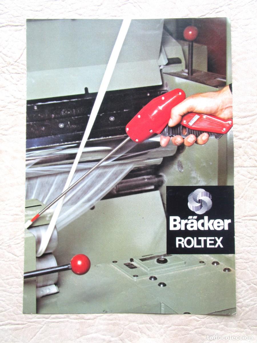 Cat&aacute;logos publicitarios: antiguo catalogo industria textil bracker roltex