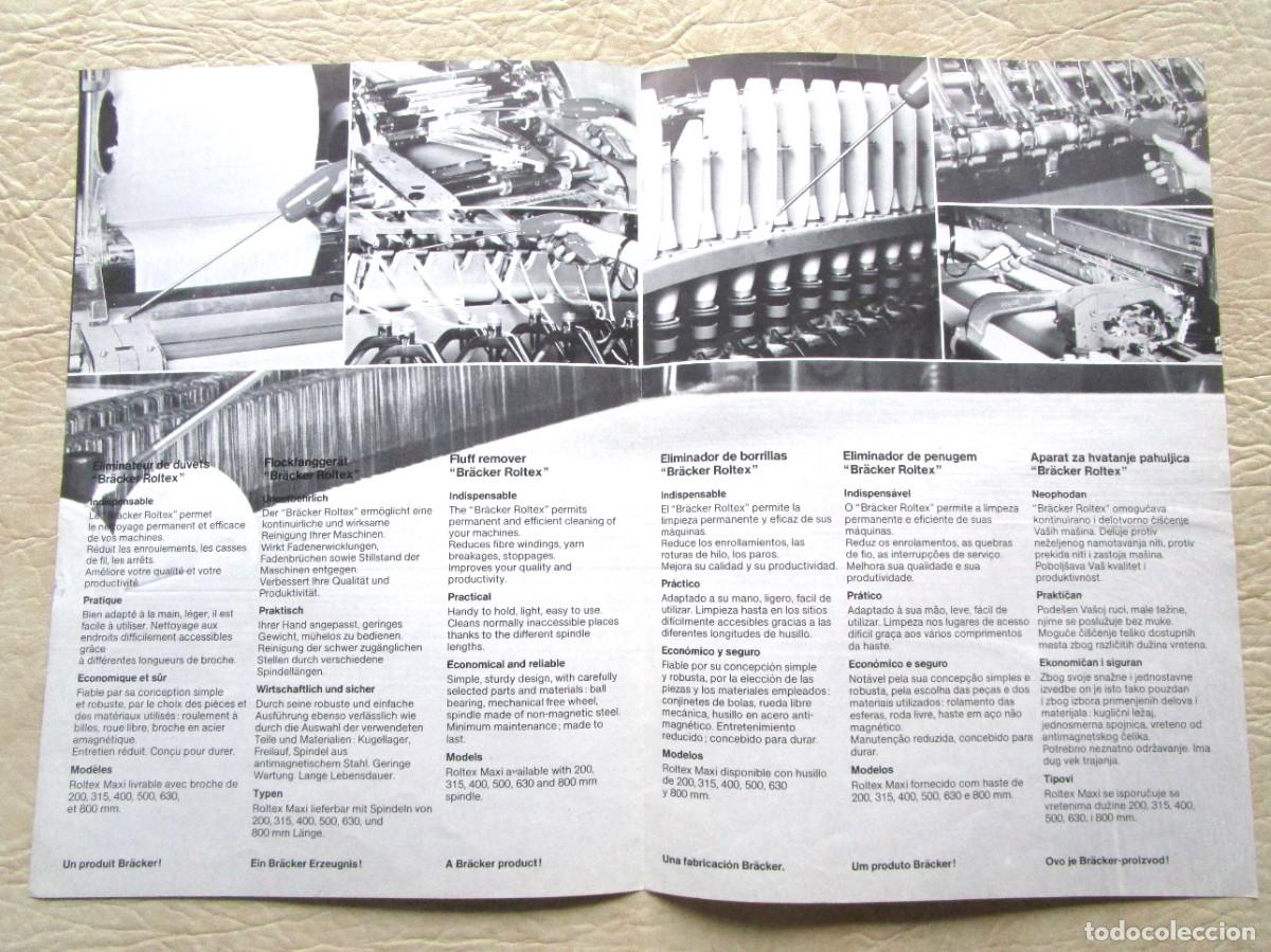 Cat&aacute;logos publicitarios: antiguo catalogo industria textil bracker roltex - Foto 2
