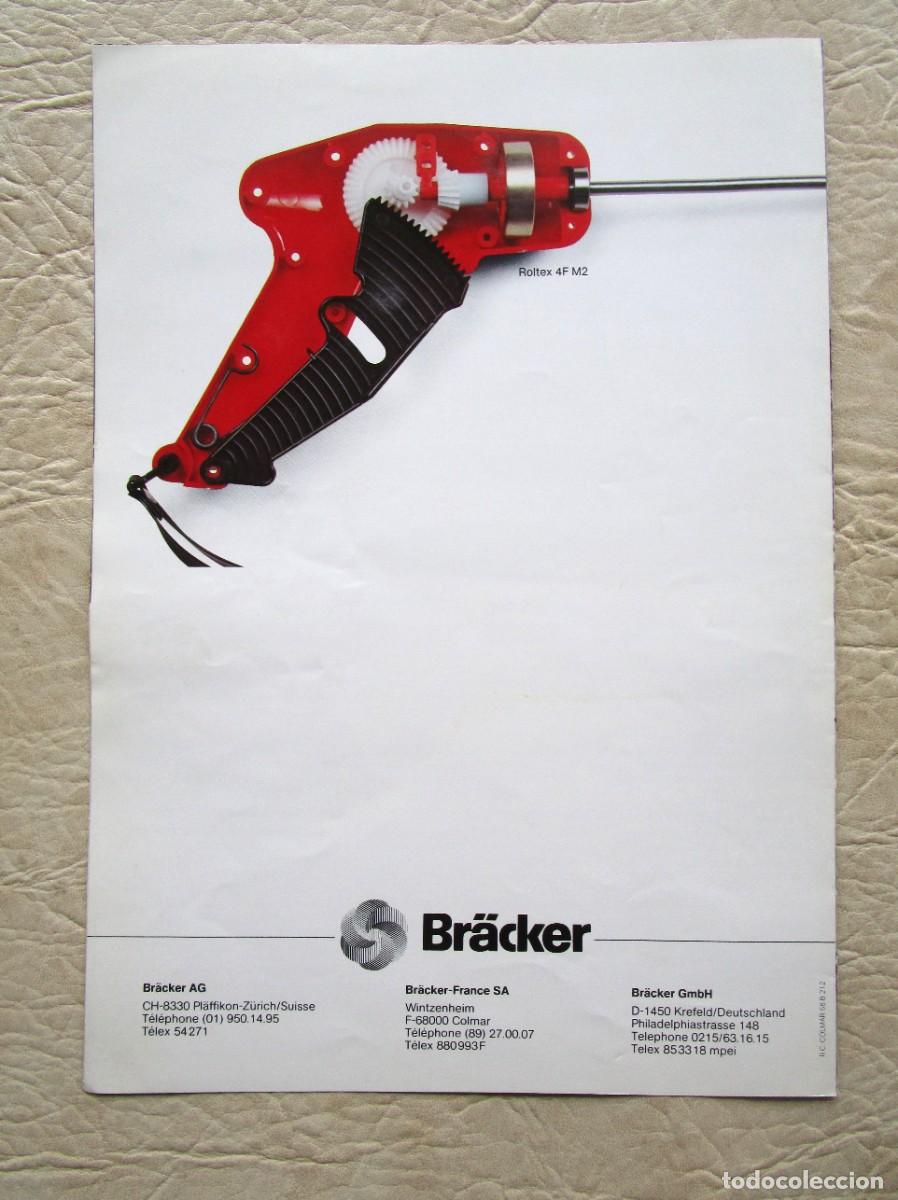 Cat&aacute;logos publicitarios: antiguo catalogo industria textil bracker roltex - Foto 3