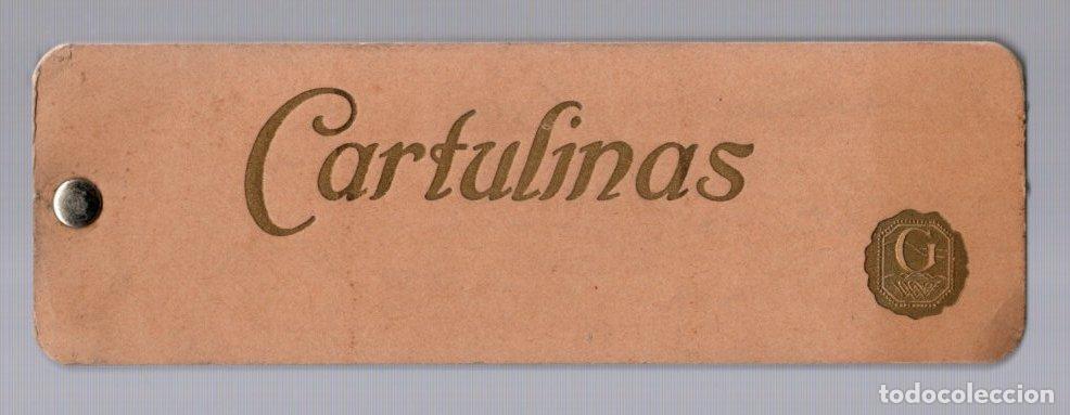 Catalogues publicitaires: MUESTRARIO CARTULINAS. BARCELONA. C. 1930