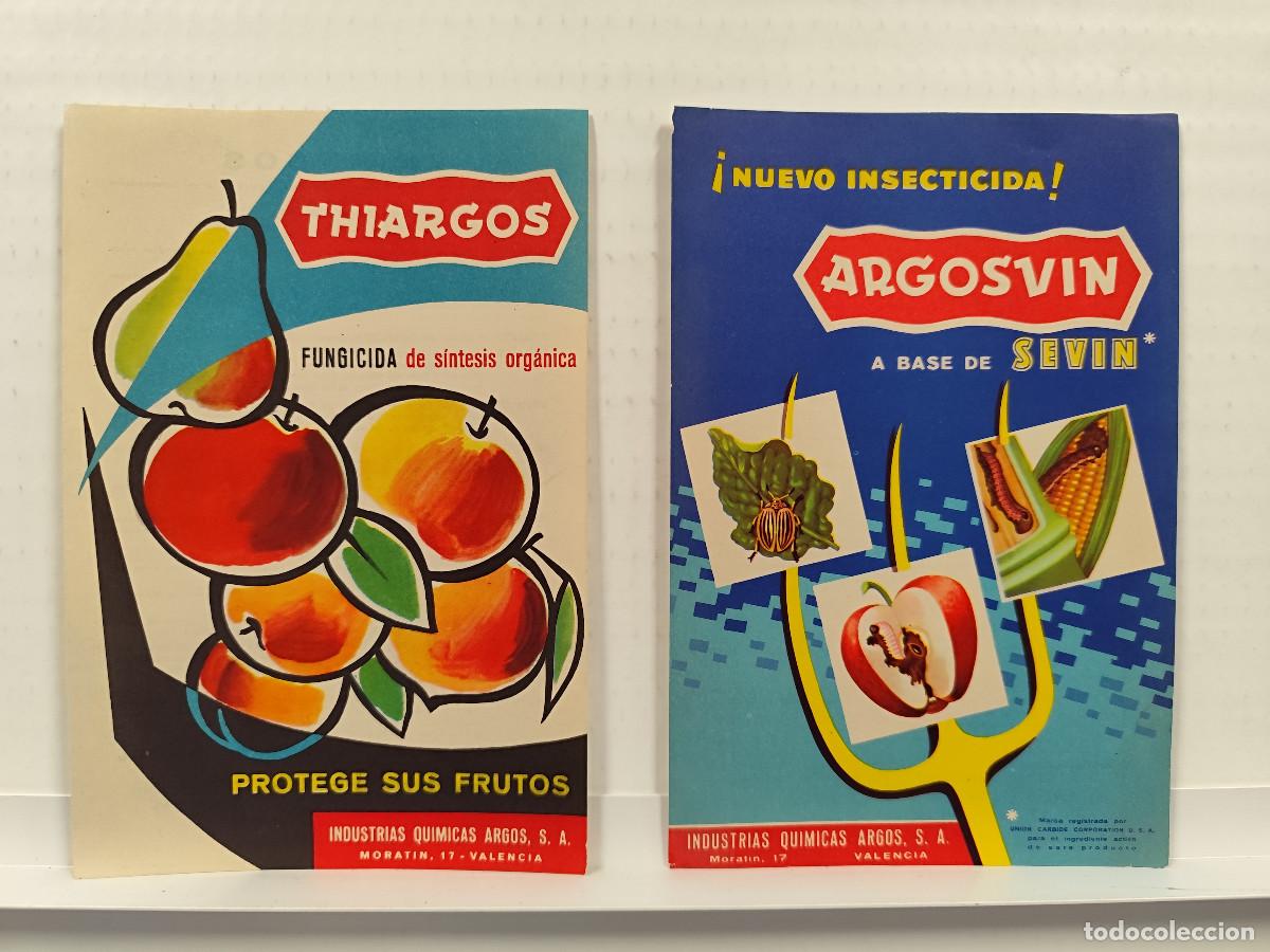 Cat&aacute;logos publicitarios: INDUSTRIAS QUIMICAS ARGOS, VALENCIA - 2 PUBLICIDAD CATALOGOS CARTELITOS