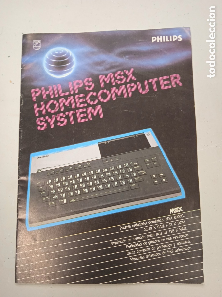 Manuel De Référence PHILIPS VIDEO GRAPHICS Pour MSX2 - Édition Italienne, Bon état