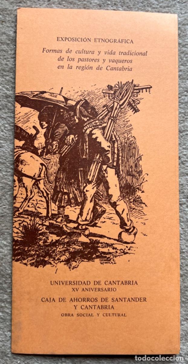 Advertising Catalogs: Cat&aacute;logo Exposici&oacute;n Etnogr&aacute;fica Formas de cultura y vida tradicional pastores y vaqueros Cantabria