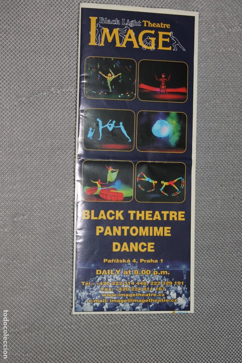 Catalogues publicitaires: BLACK LIGHT THEATRE IMAGE, PANTOMIME DANCE, PROPAGANDA,