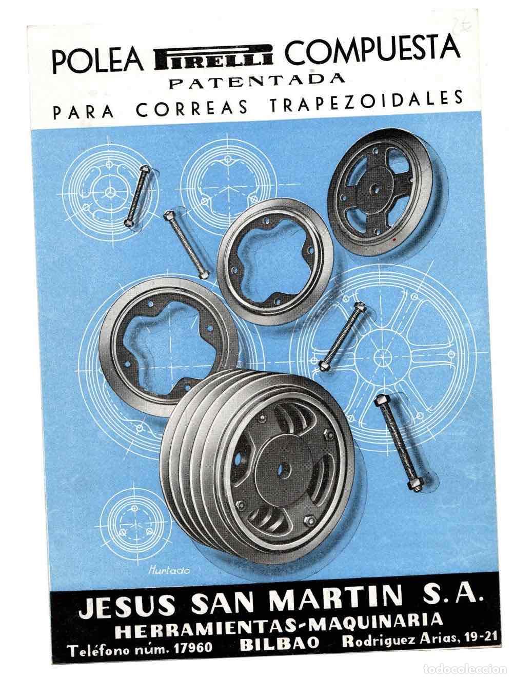 Catalogues publicitaires: DIPTICO PUBLICITARIO JESUS SAN MARTIN S. A. HERRAMIENTAS-MAQUINARIA. BILBAO