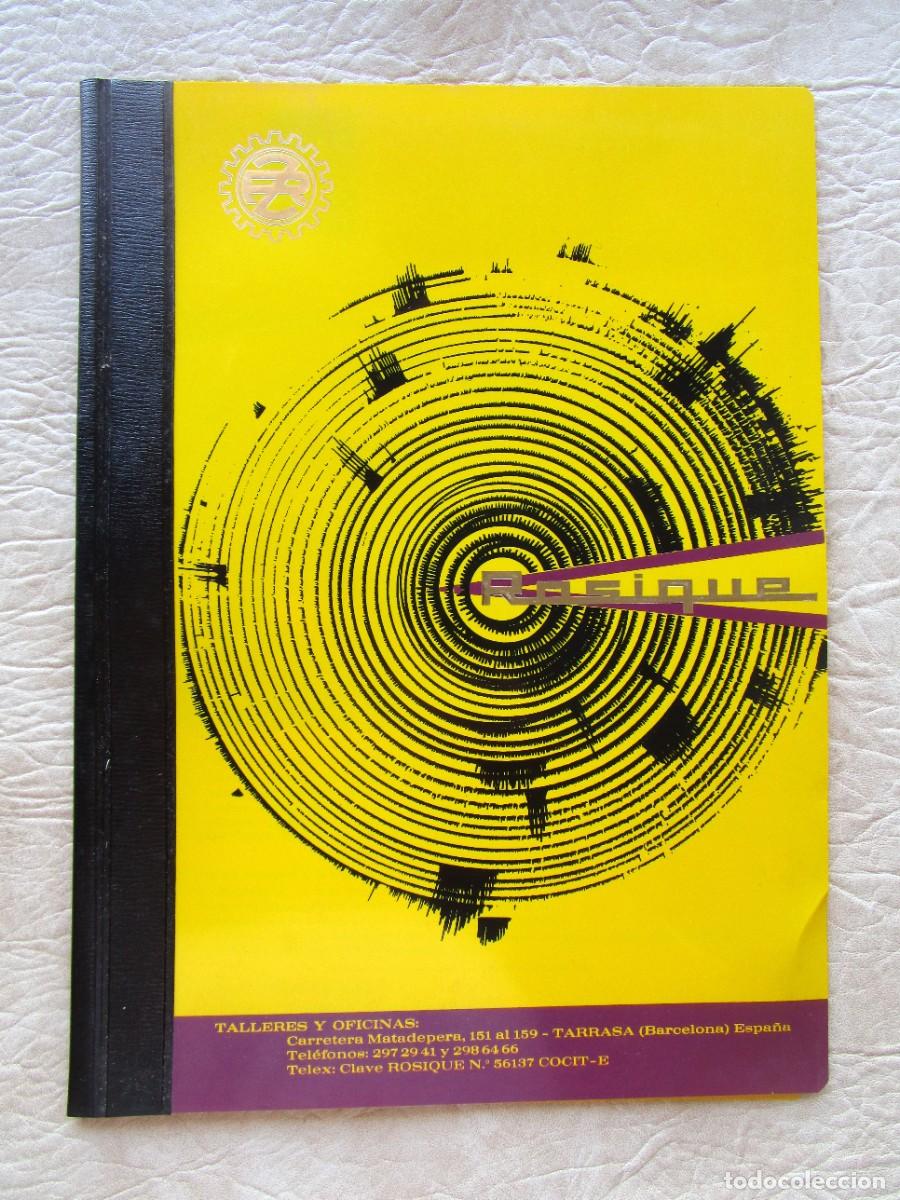 Werbekataloge: antiguo catalogo telares industriales rosique terrassa