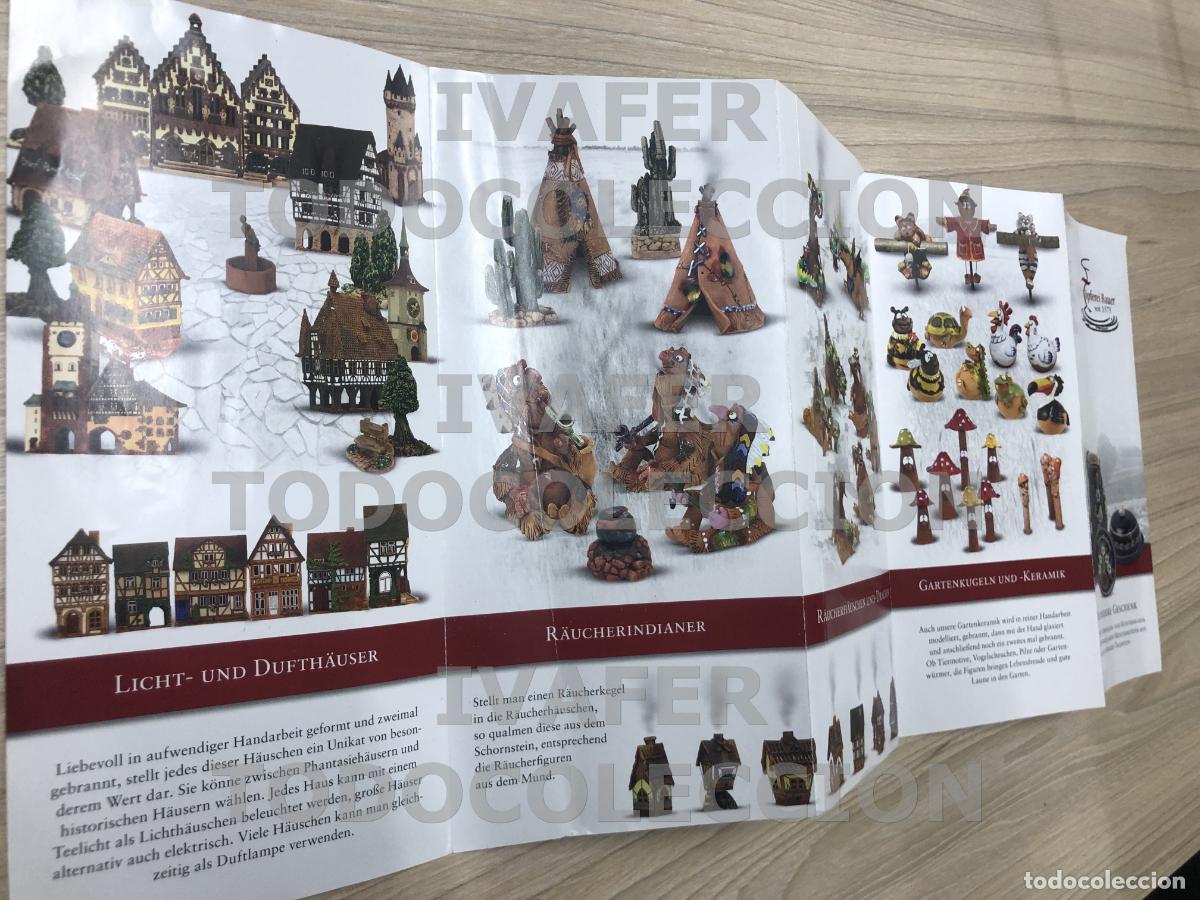 Cat&aacute;logos publicitarios: FOLLETO CERAMICA BAUER, FRANKFURT, TOPFEREI BAUER DESDE 1575, EN ALEMAN,