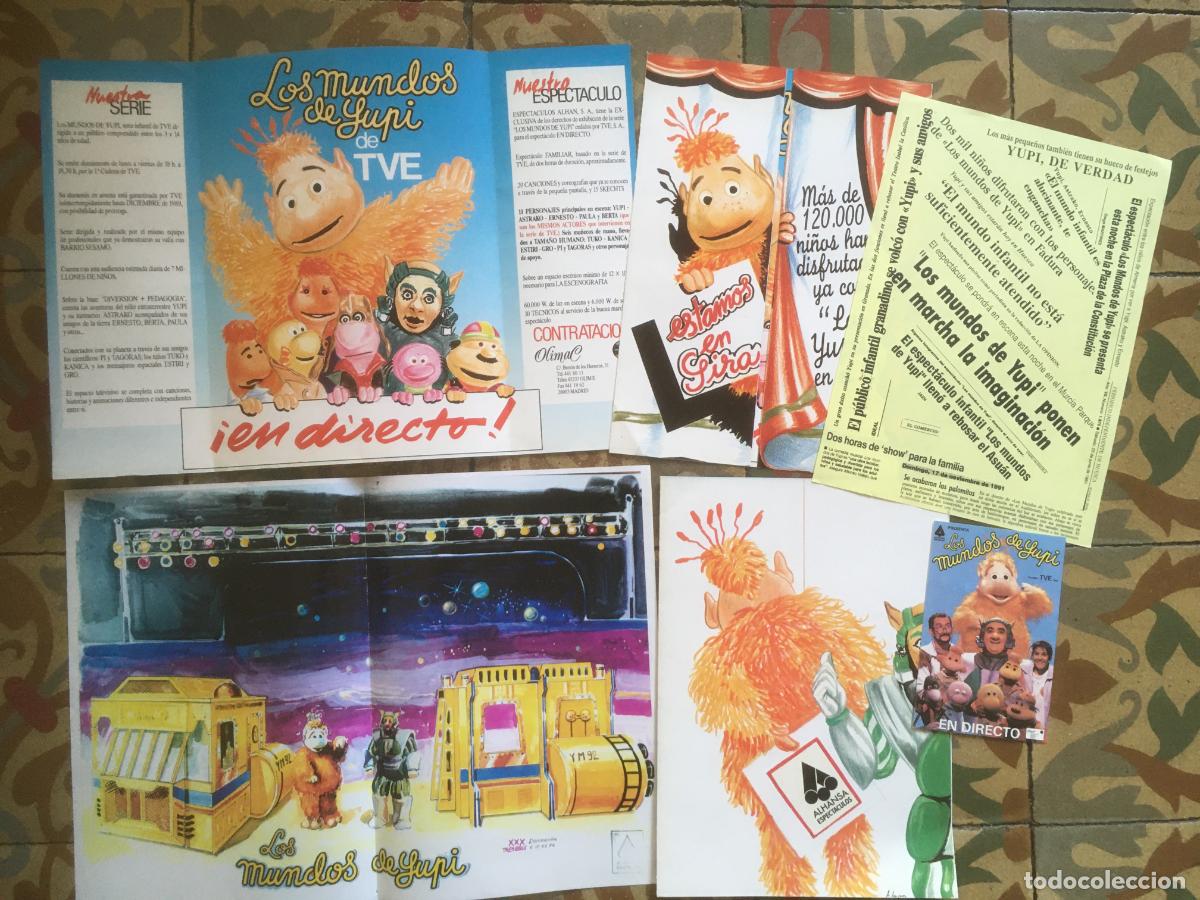 Catalogues publicitaires: los mundos de yupi serie infantil television espa&ntilde;ola lote catalogos y postal publicidad a&ntilde;os 80