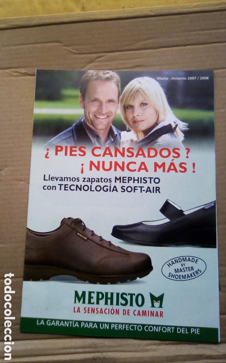 Cat&aacute;logos publicit&aacute;rios: Cat&aacute;logo publicidad calzado Mephisto. A&ntilde;o 2007. Con 16 p&aacute;ginas. Ver fotos.