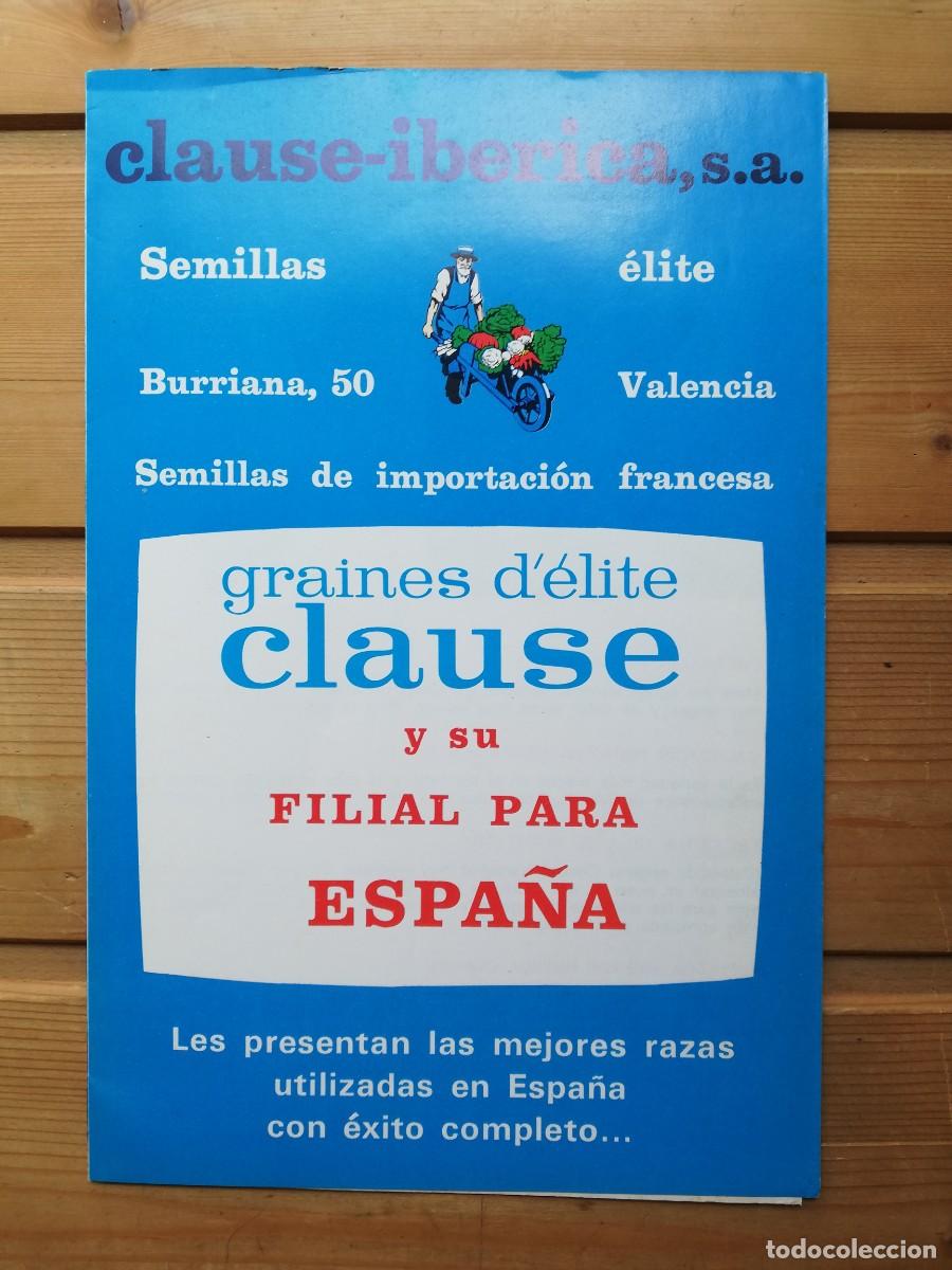 Catalogues publicitaires: Folleto publicidad semillas Clause - Iberica SA. Semillas importadas Valencia
