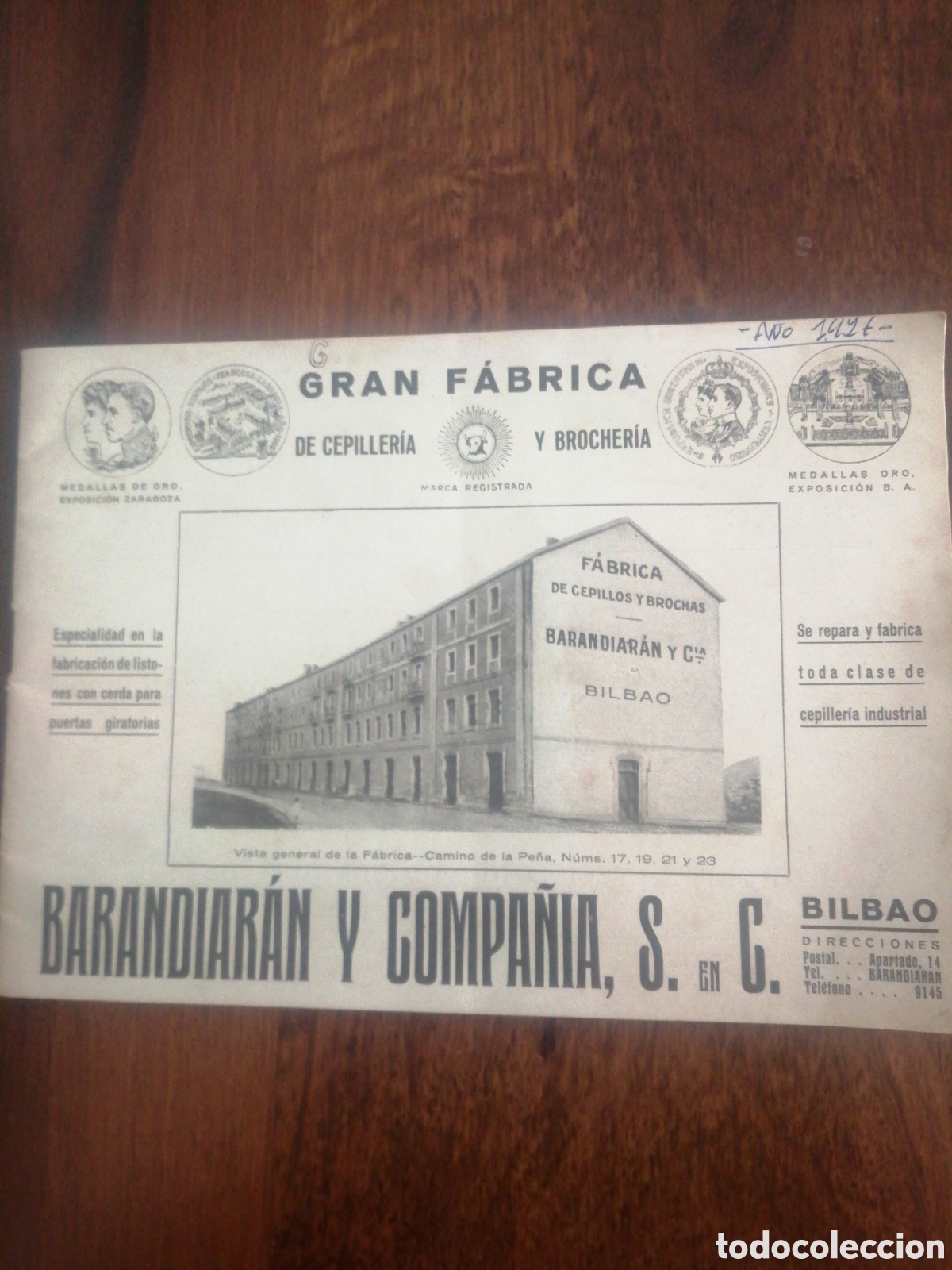 Cat&aacute;logos publicitarios: BARANDIARAN Y COMPA&Ntilde;&Iacute;A - Foto 1