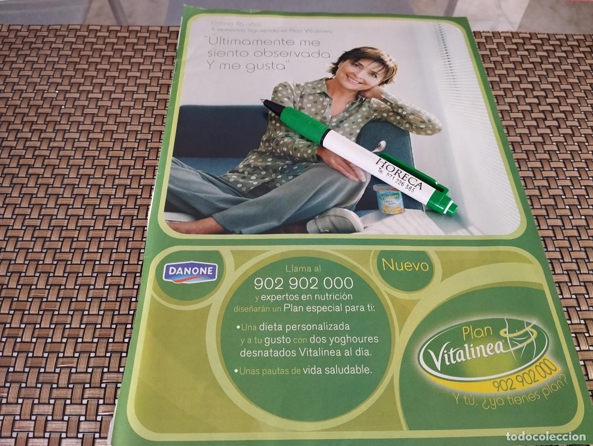 Cat&aacute;logos publicitarios: DANONE VITALINEA ANUNCIO PUBLICIDAD REVISTA 2004