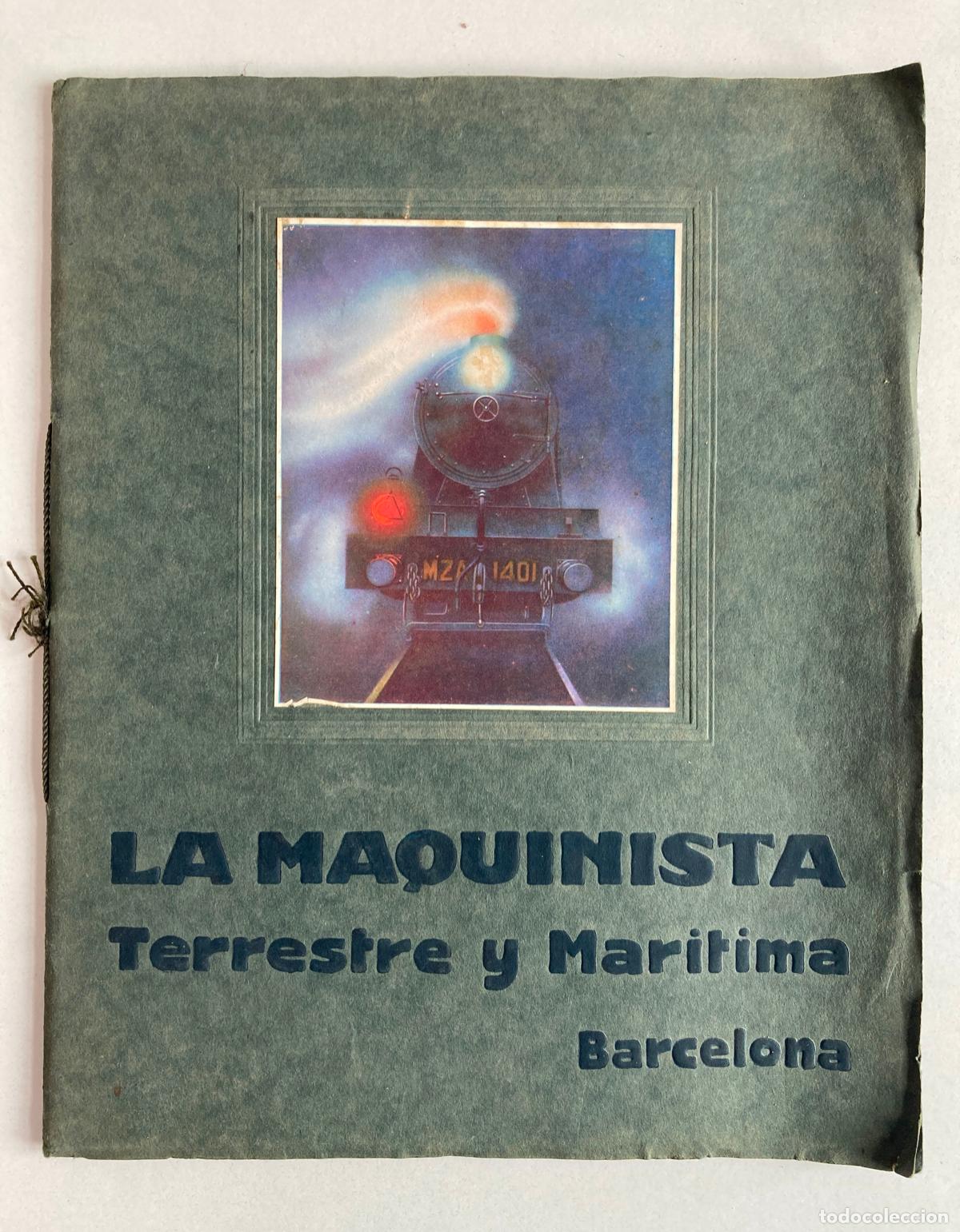 Cat&aacute;logos publicitarios: LA MAQUINISTA TERRESTRE Y MARITIMA. CATALOGO LOCOMOTORAS. A&Ntilde;O 1929
