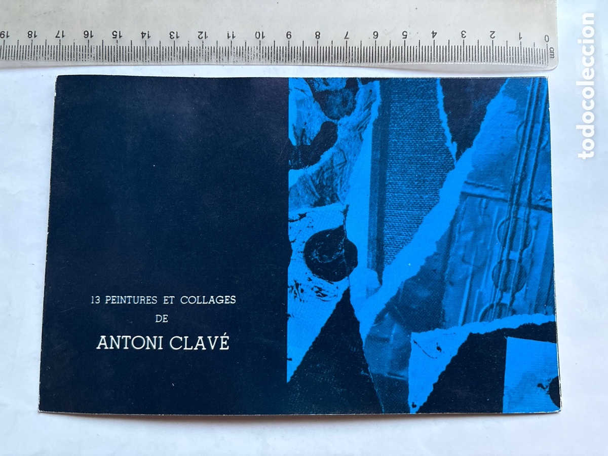 Cataloghi pubblicitari: ANTONI CLAVE. 13 PEINTURES ET COLLAGES. HOMNAGE A PICASSO. GALERIE REGARDS. PARIS. JUNIO 1985.