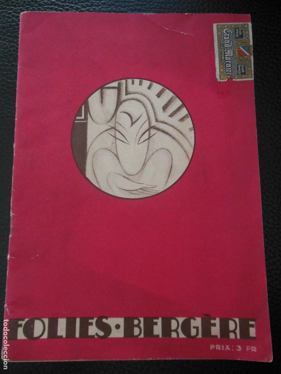 Cat&aacute;logos publicitarios: PROGRAMA DE FOLIES BERG&Eacute;RE - TEATRO CABARET PARIS - Foto 1