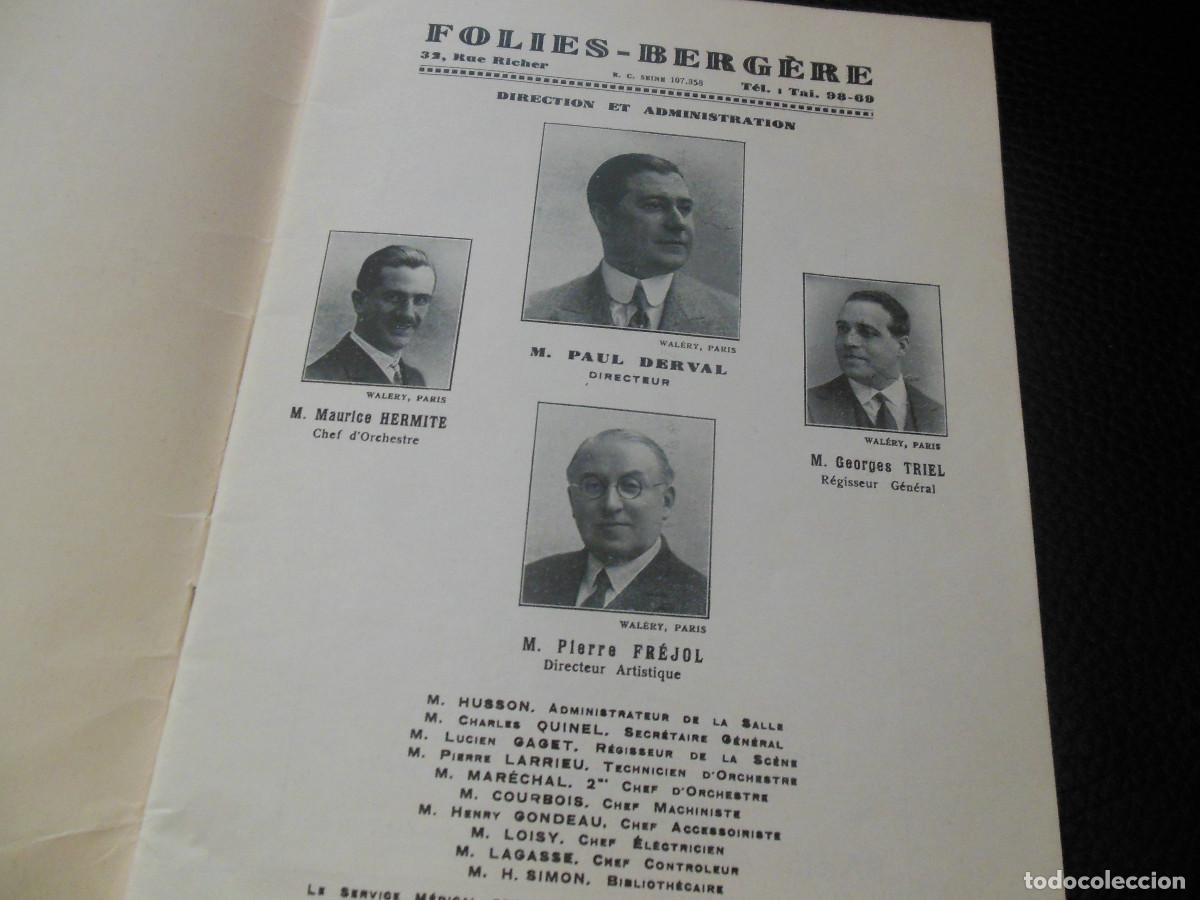 Cat&aacute;logos publicitarios: PROGRAMA DE FOLIES BERG&Eacute;RE - TEATRO CABARET PARIS - Foto 2