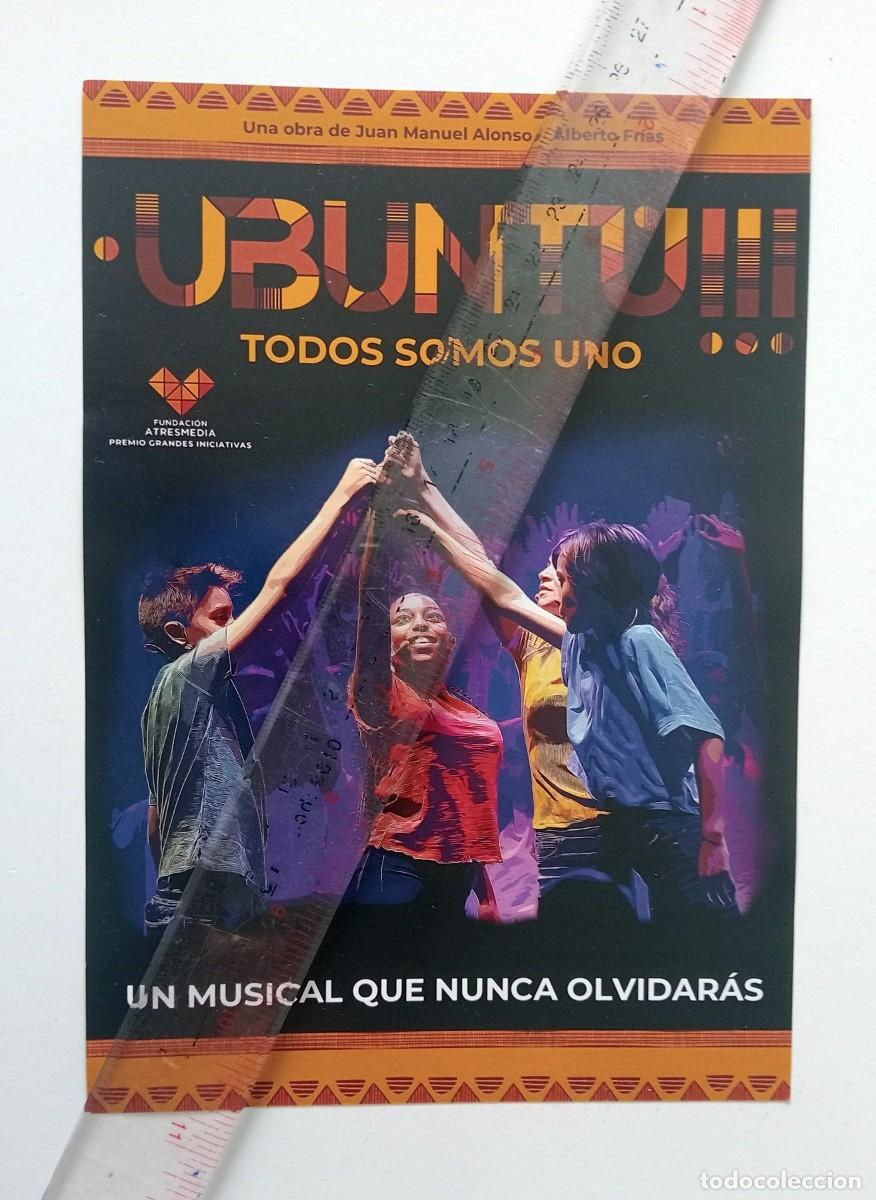 Cat&aacute;logos publicit&aacute;rios: FOLLETO PUBLICITARIO MUSICAL JUVENIL UBUNTU, TODOS SOMOS UNO