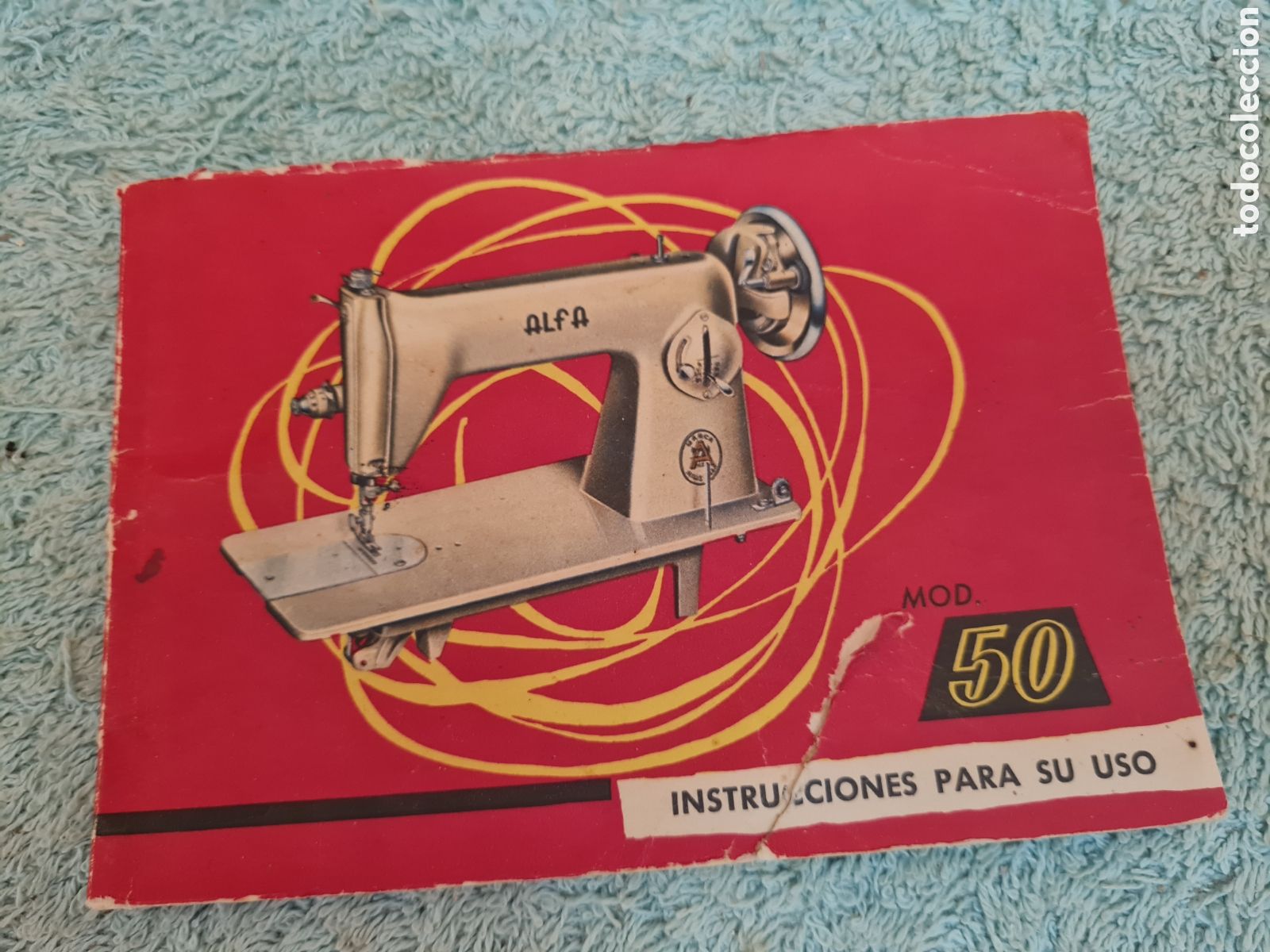 Werbekataloge: Instrucciones para maquina de coser Alfa