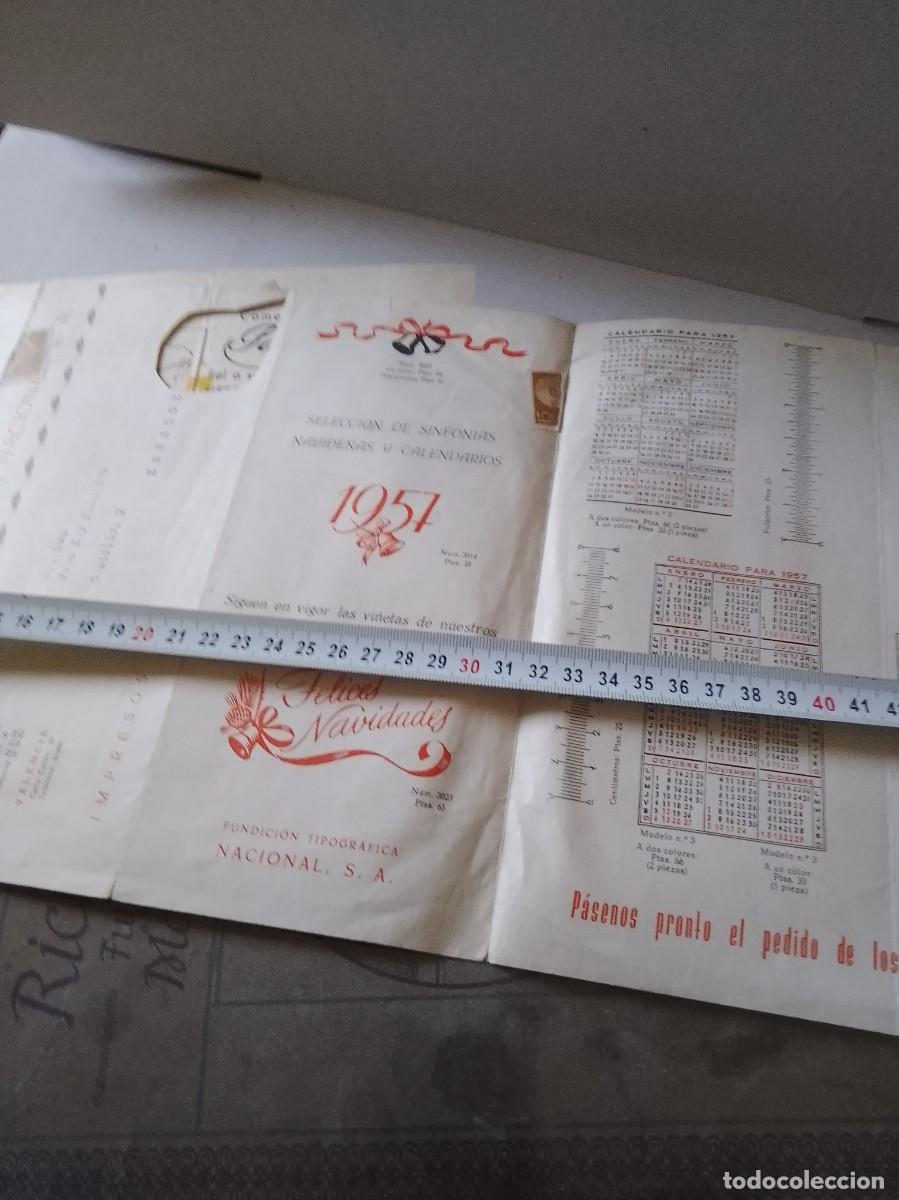 Werbekataloge: Selecci&oacute;n de sinfon&iacute;as navide&ntilde;as y calendarios a&ntilde;os 1957