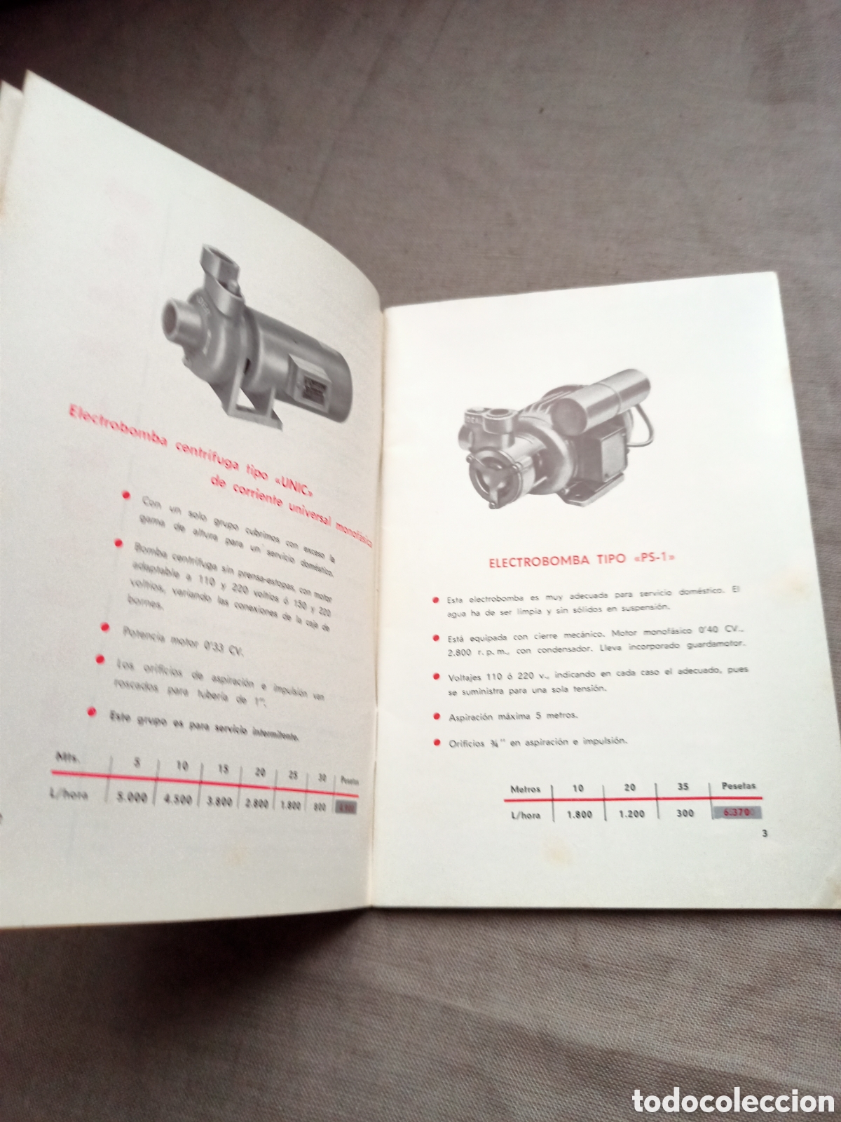 Cat&aacute;logos publicitarios: Antiguo cat&agrave;logo.Bombas Ideal - Foto 2