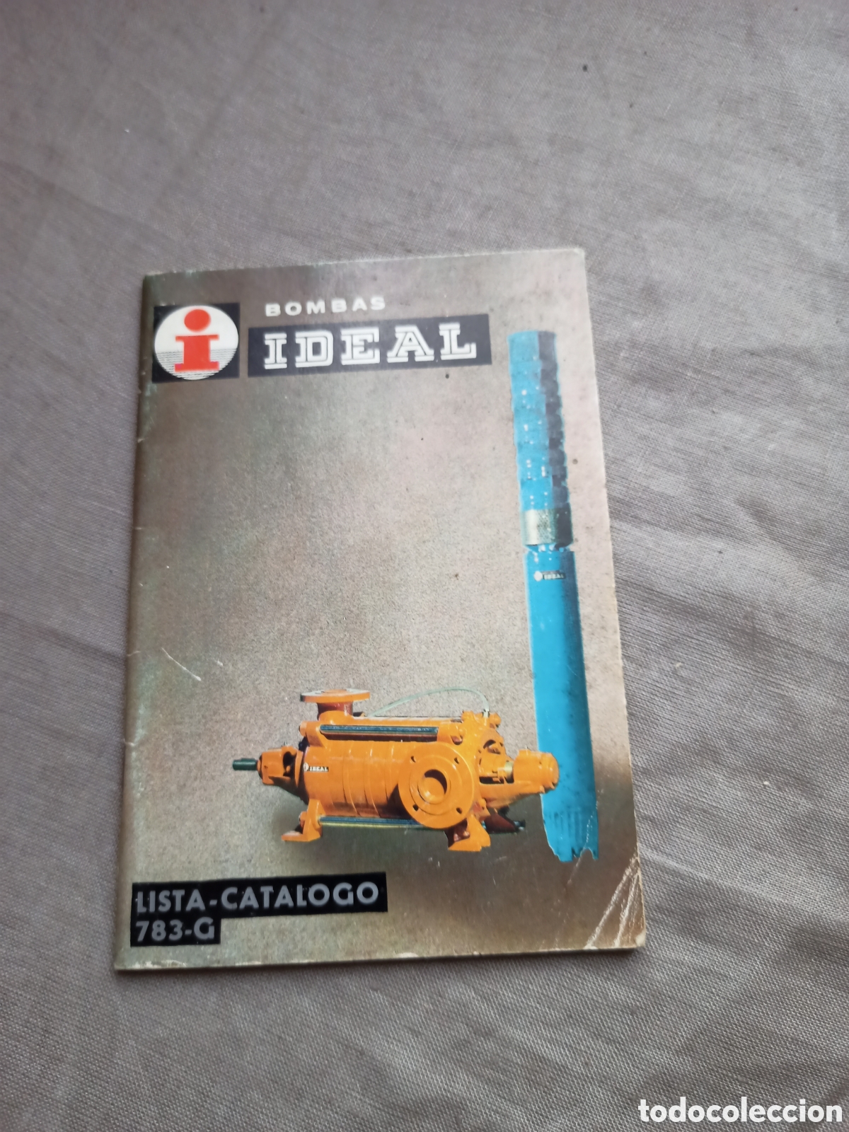 Cat&aacute;logos publicitarios: Antiguo cat&agrave;logo.Bombas Ideal - Foto 1