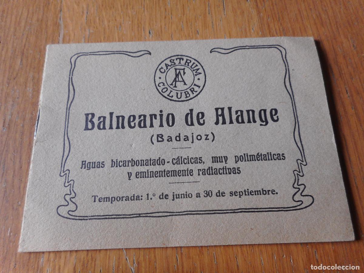 Catalogues publicitaires: ANTIGUO FOLLETO BALNEARIO DE ALANGE BADAJOZ. PRINCIPIOS DEL XX