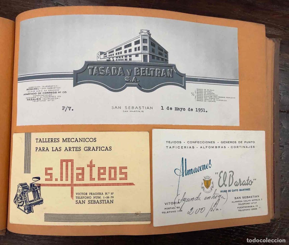 Catalogues publicitaires: CATALOGO MUESTRARIO DE CARTAS, TARJETAS, FELICITACIONES... IMPRENTA BADIOLA, SAN SEBASTIAN