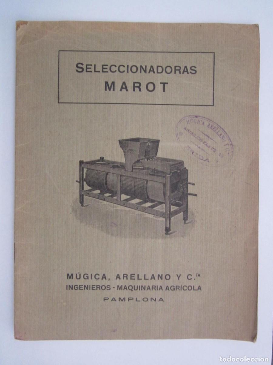 Cat&aacute;logos publicitarios: FOLLETO DE MAQUINA SELECIONADORAS MAROT