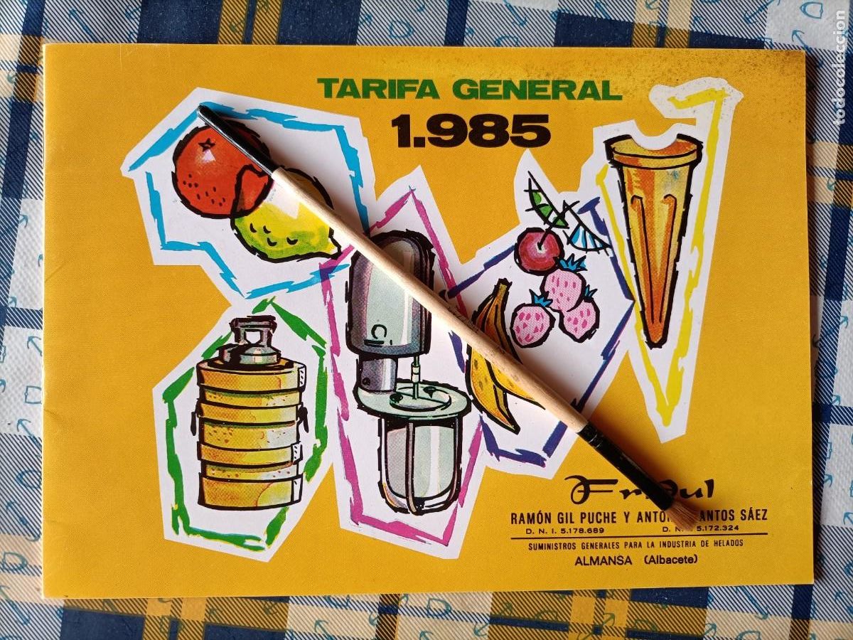 Cat&aacute;logos publicitarios: Fridul. Tarifa general 1985 - Foto 1