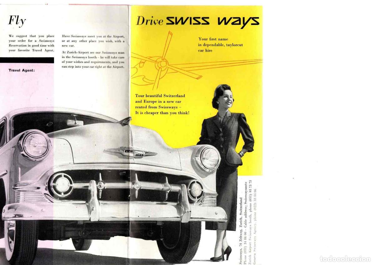 Catalogues publicitaires: CATALOGO PUBLICITARIO SWISS WAYS. C. 1930. EN INGLES