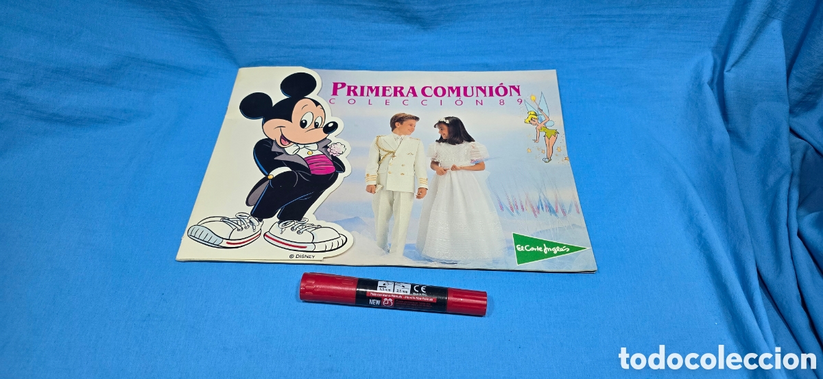 Advertising Catalogs: CATALOGO EL CORTE INGLES COMUNIONES. A&Ntilde;OS 80 90 . DISNEY