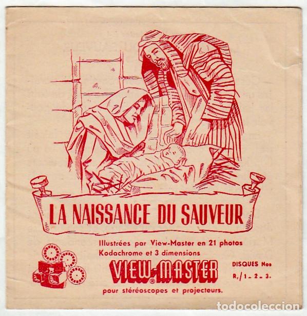 Cat&aacute;logos publicitarios: Folleto View-Master. La naissance du sauveur. h aa