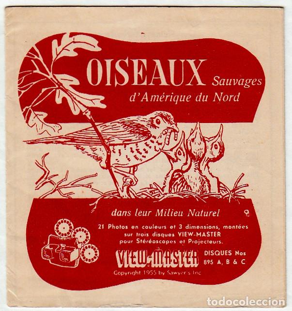 Cat&aacute;logos publicitarios: Folleto View-Master. Oiseaux Sauvages d&acute;Am&eacute;rique du Nord h aa