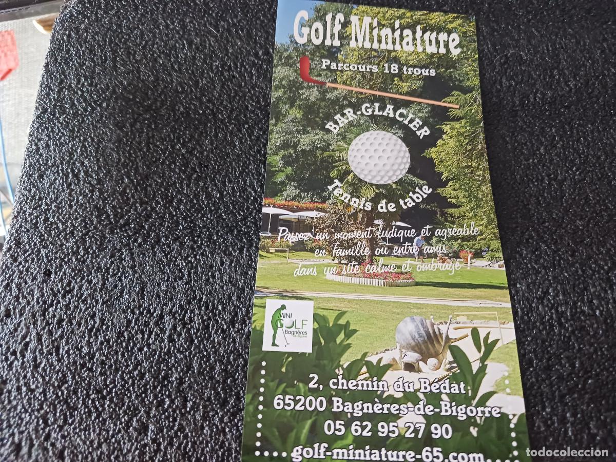 Cataloghi pubblicitari: golf miniature, bagneres de bigorre, 21 x 10 cm. aprox.