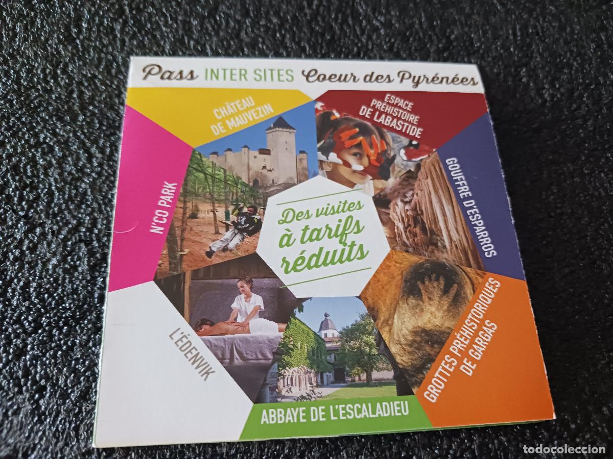 Cataloghi pubblicitari: triptico, pass inter sites, coeur des pyrenees, 21 x 10 cm. aprox.