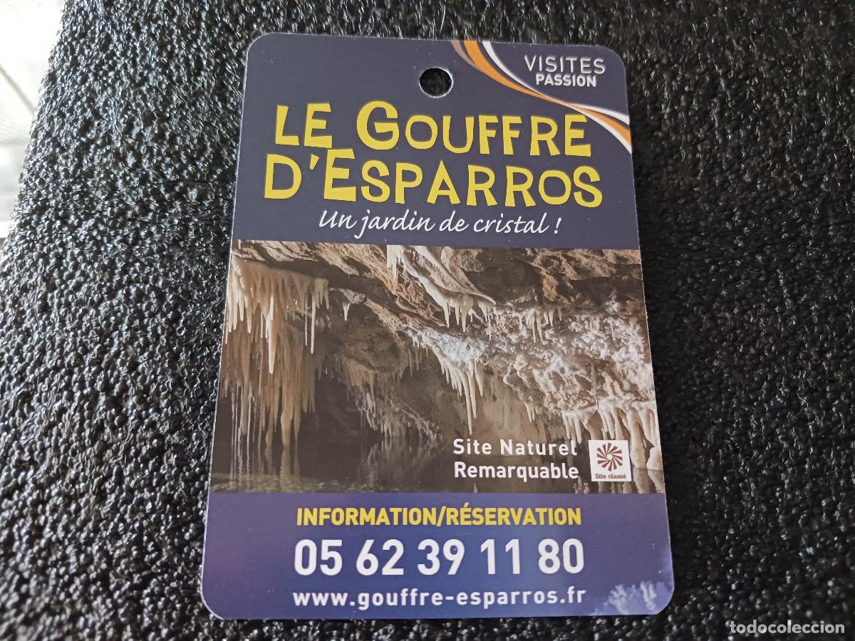 Werbekataloge: le gouffre d`esparros, 7 x 10 cm. aprox.