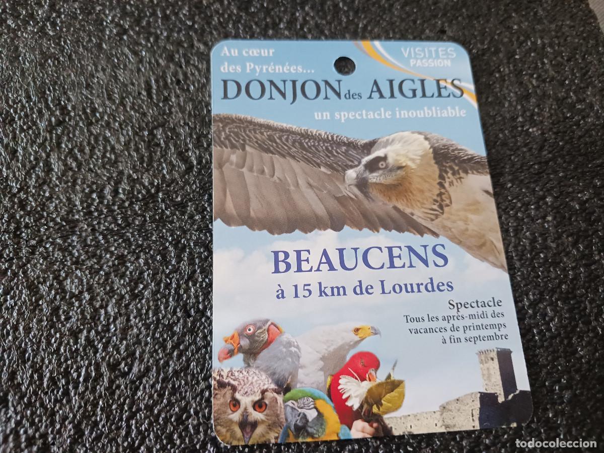 Werbekataloge: donjon des aigles, beaucens, 7 x 10 cm. aprox.