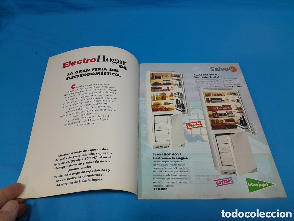 Cat&aacute;logos publicitarios: CAT&Aacute;LOGO ELECTRO HOGAR 94 - EL CORTE INGL&Eacute;S - Foto 2