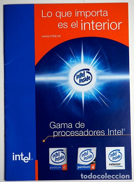 Cat&aacute;logos publicitarios: Cat&aacute;logo de procesadores INTEL 2002 - Foto 1