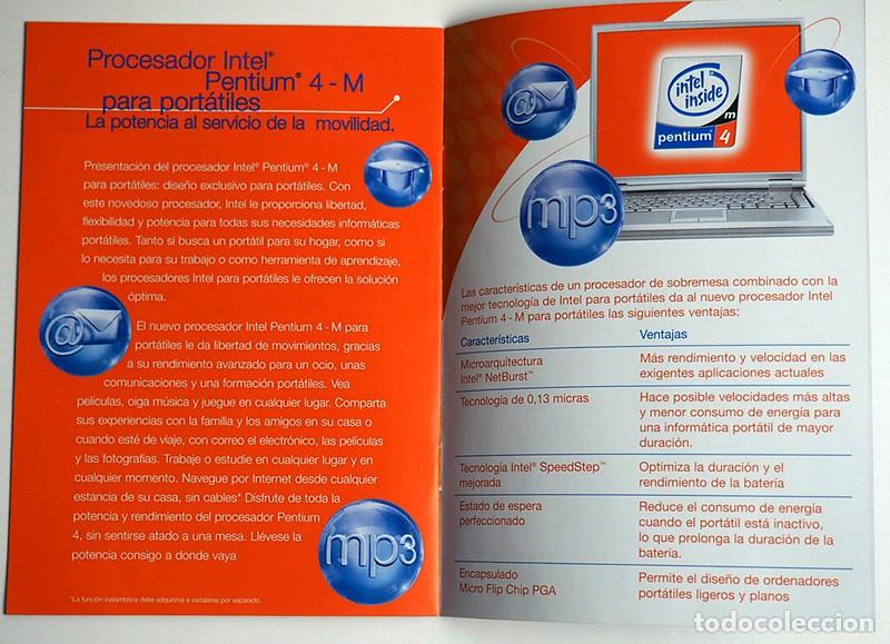 Cat&aacute;logos publicitarios: Cat&aacute;logo de procesadores INTEL 2002 - Foto 2