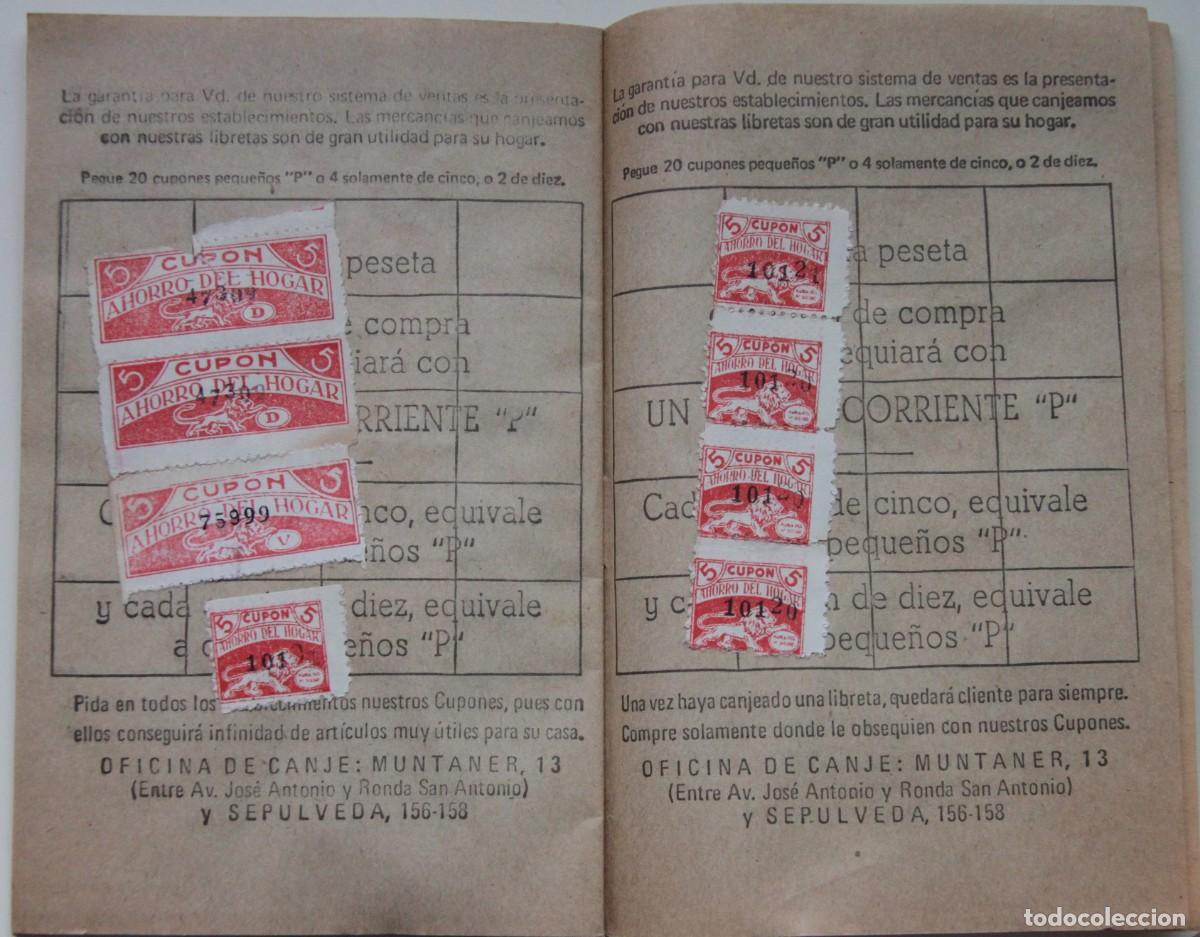 Cat&aacute;logos publicitarios: CUPON AHORRO DEL HOGAR: LIBRETA COMPLETA CON DIVERSOS TIPOS DE SELLOS - Foto 4