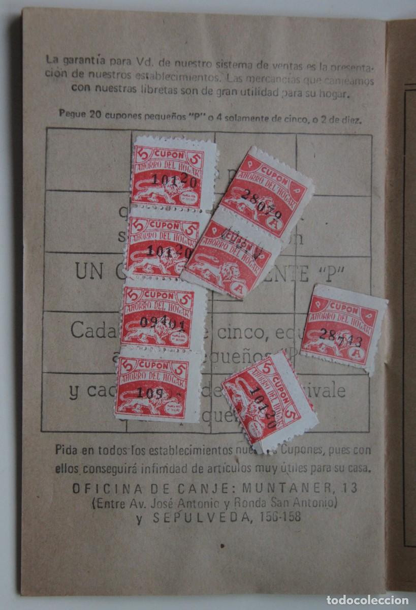 Cat&aacute;logos publicitarios: CUPON AHORRO DEL HOGAR: LIBRETA COMPLETA CON DIVERSOS TIPOS DE SELLOS - Foto 5