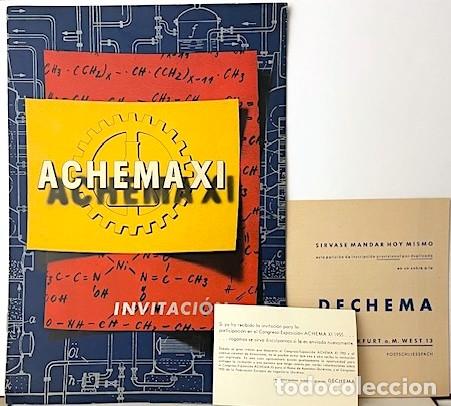 Cat&aacute;logos publicitarios: Achema XI (Folleto. Invitaci&oacute;n) - Foto 1