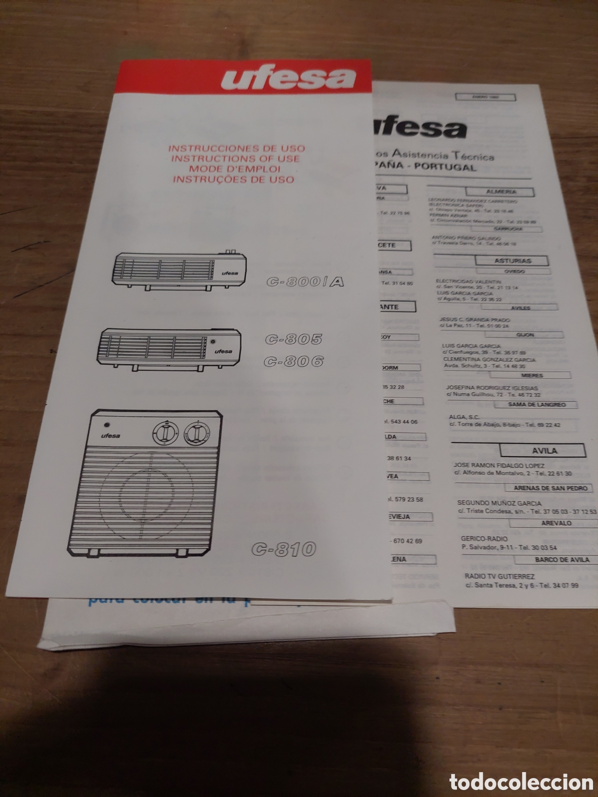 Cat&aacute;logos publicit&aacute;rios: Cat&aacute;logo ufesa radiadores el&eacute;ctricos
