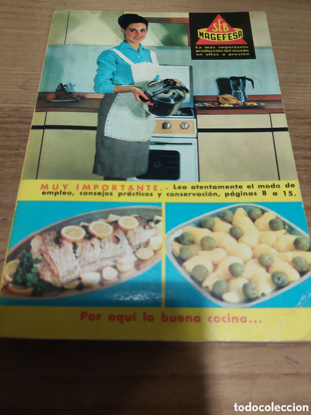 Werbekataloge: 1967 cat&aacute;logo magefesa recetas 177 p&aacute;ginas manejo olla expr&eacute;s