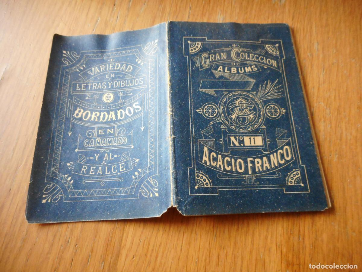 Catalogues publicitaires: ANTIGUO DESPLEGABLE PATRON BORDADOS ACACIO FRANCO N&ordm; 11. LETRAS