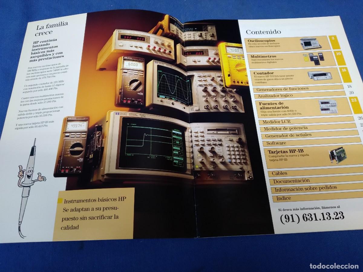 Cat&aacute;logos publicitarios: HEWLETT PACKARD HP - CAT&Aacute;LOGO INTRUMENTACI&Oacute;N BASICOS 1994 - Foto 2