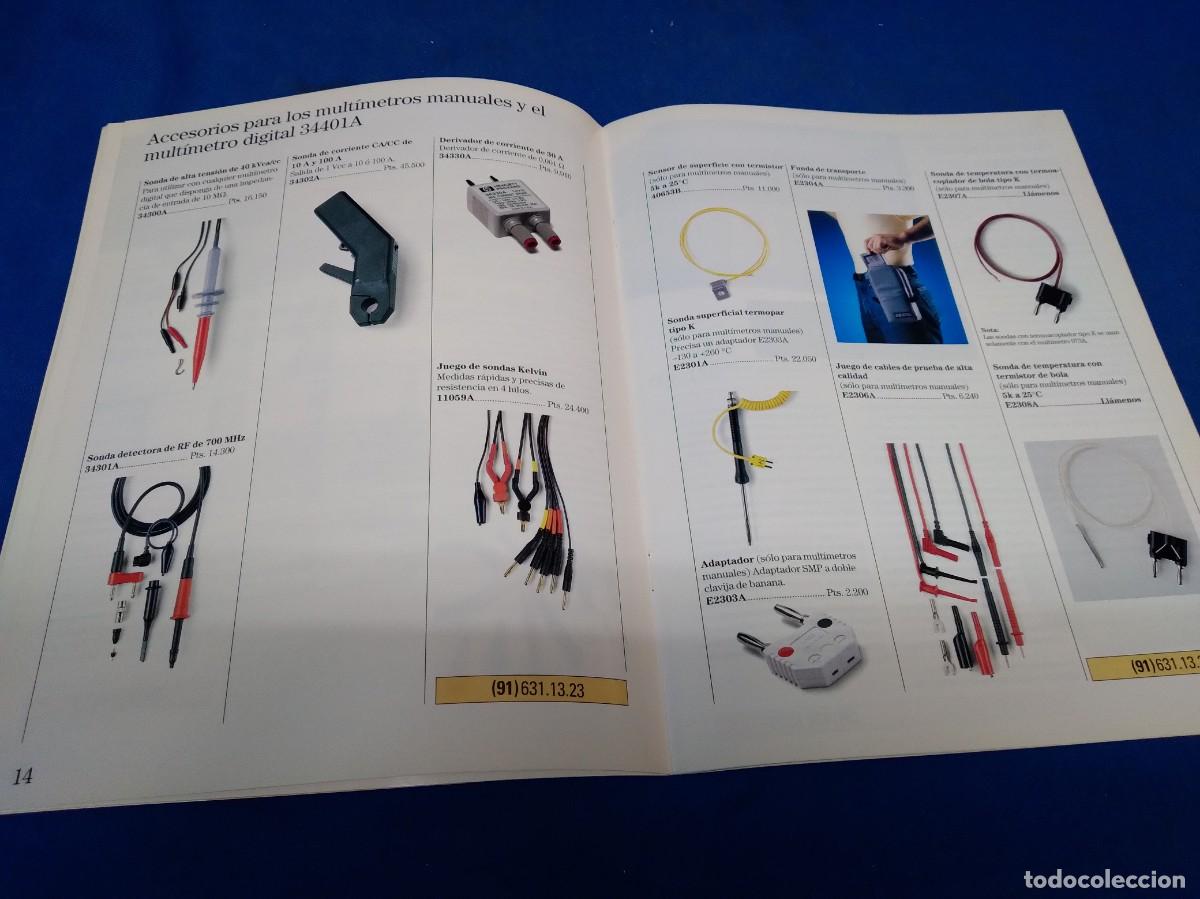 Cat&aacute;logos publicitarios: HEWLETT PACKARD HP - CAT&Aacute;LOGO INTRUMENTACI&Oacute;N BASICOS 1994 - Foto 4